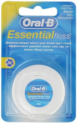 Oral-B Essential Floss Зубная нить невощеная